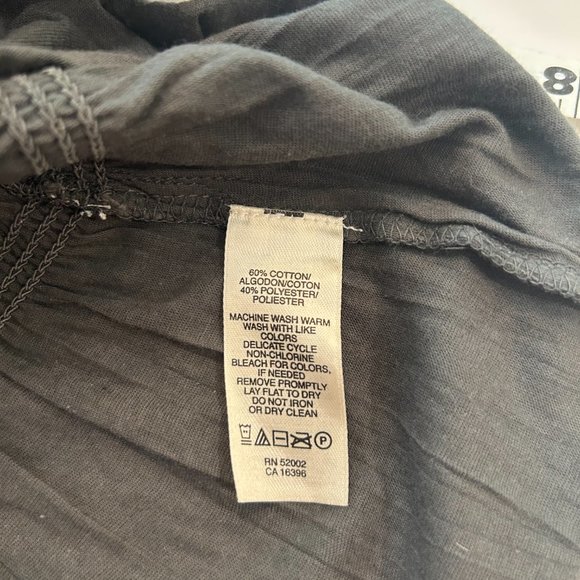 DKNY NWT Grey BohoTank - Picture 4 of 4